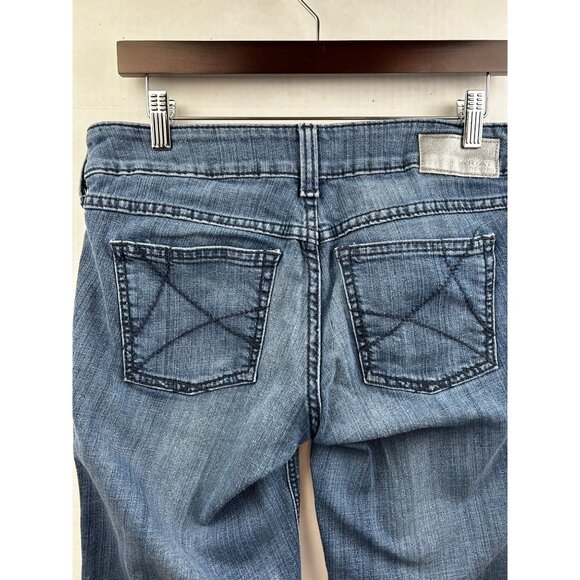 ARIAT Womens Y2K Cowgirl Cool Trouser Jeans Mid-Rise Wide Leg Soft Grunge Sz 29R - Picture 6 of 10